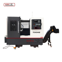 High speed CNC slant bed lathe 3-axis automatic lathe with y axis and live tooling